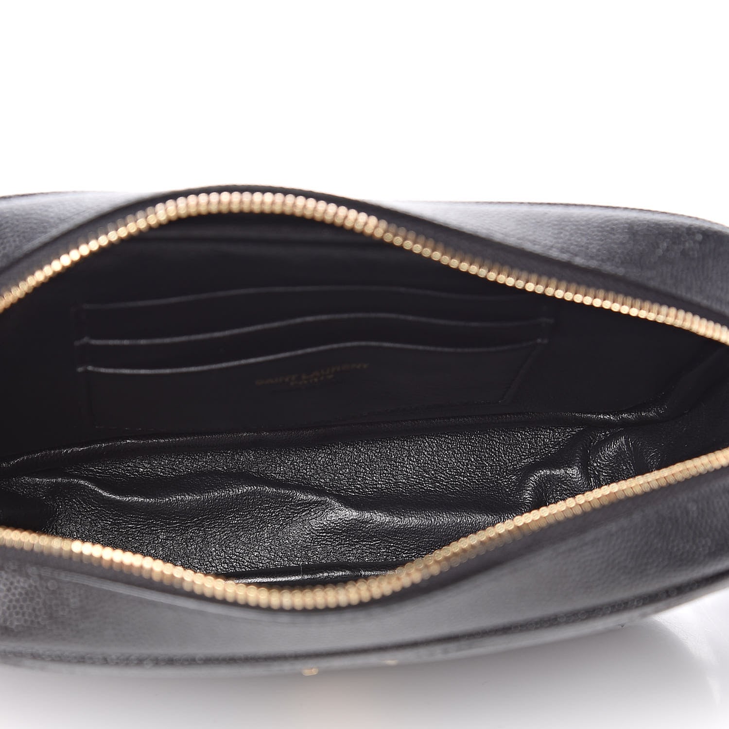 Saint Laurent Grain De Poudre Matelasse Monogram Mini Lou Camera Bag Black 5 of 10