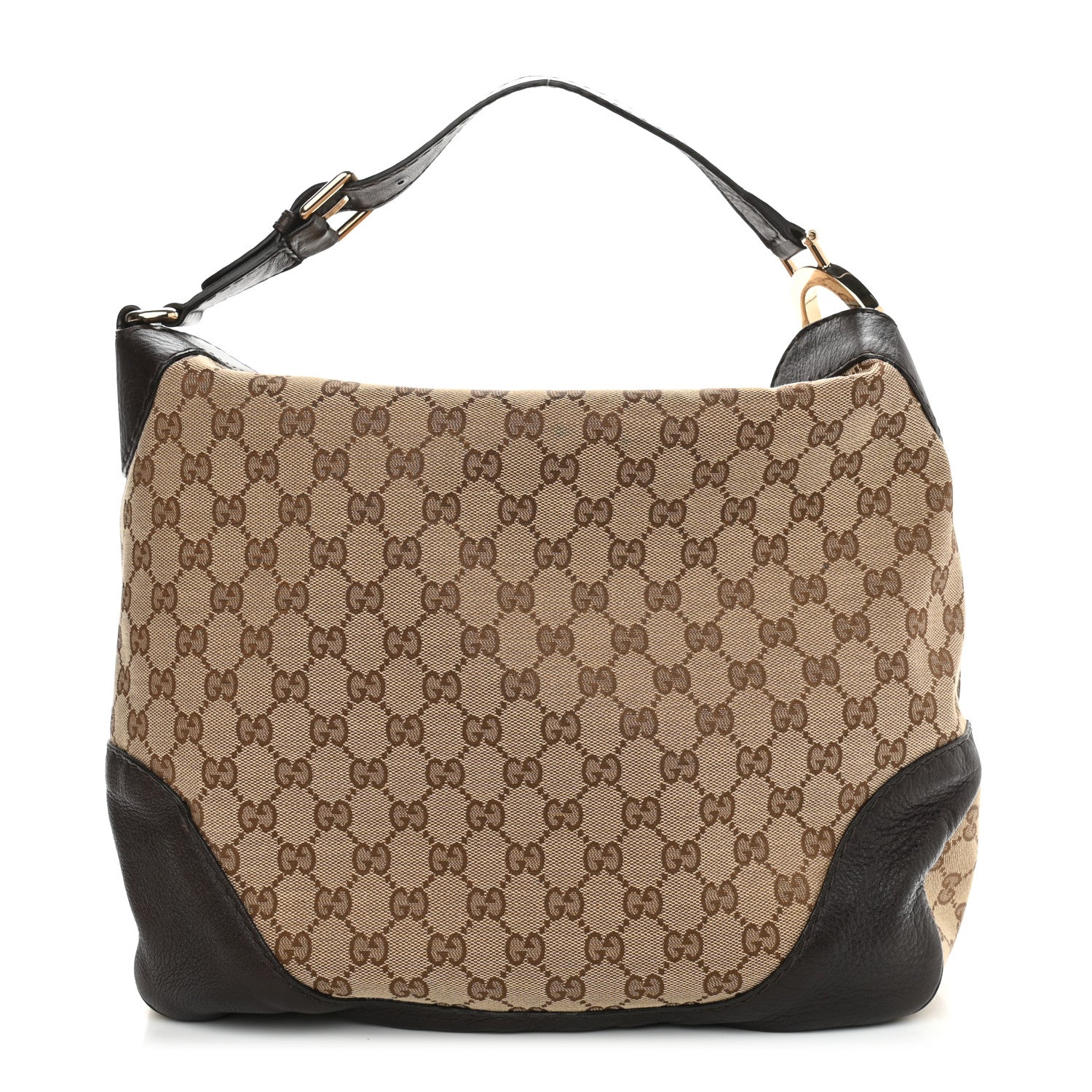 Gucci Monogram Charlotte Medium Hobo Brown 1 of 10