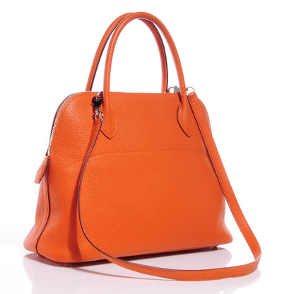 Hermes Taurillon Clemence Bolide 31 Orange 3 of 8
