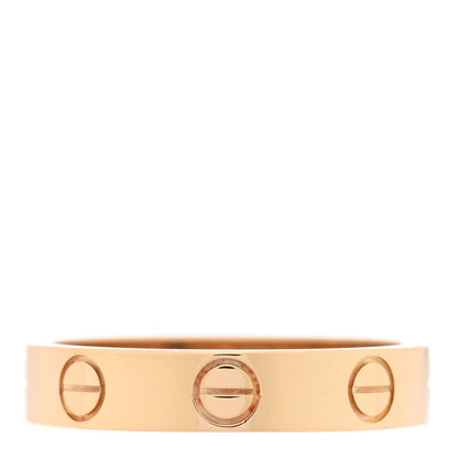 Cartier 18K Yellow Gold 3.5mm LOVE Wedding Band Ring 49 4.75 3 of 4
