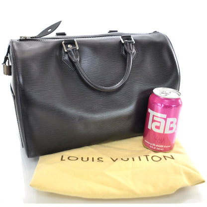 Louis Vuitton Epi Speedy 30 Black 4 of 10