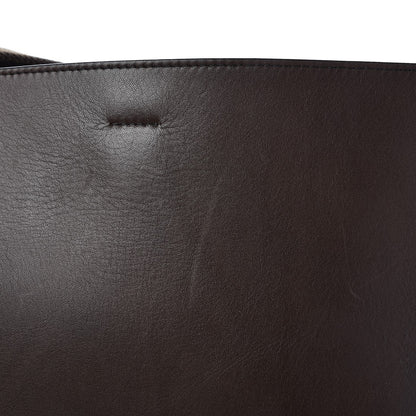 Celine Supersoft Calfskin Sangle Bucket Bag Wood 8 of 8