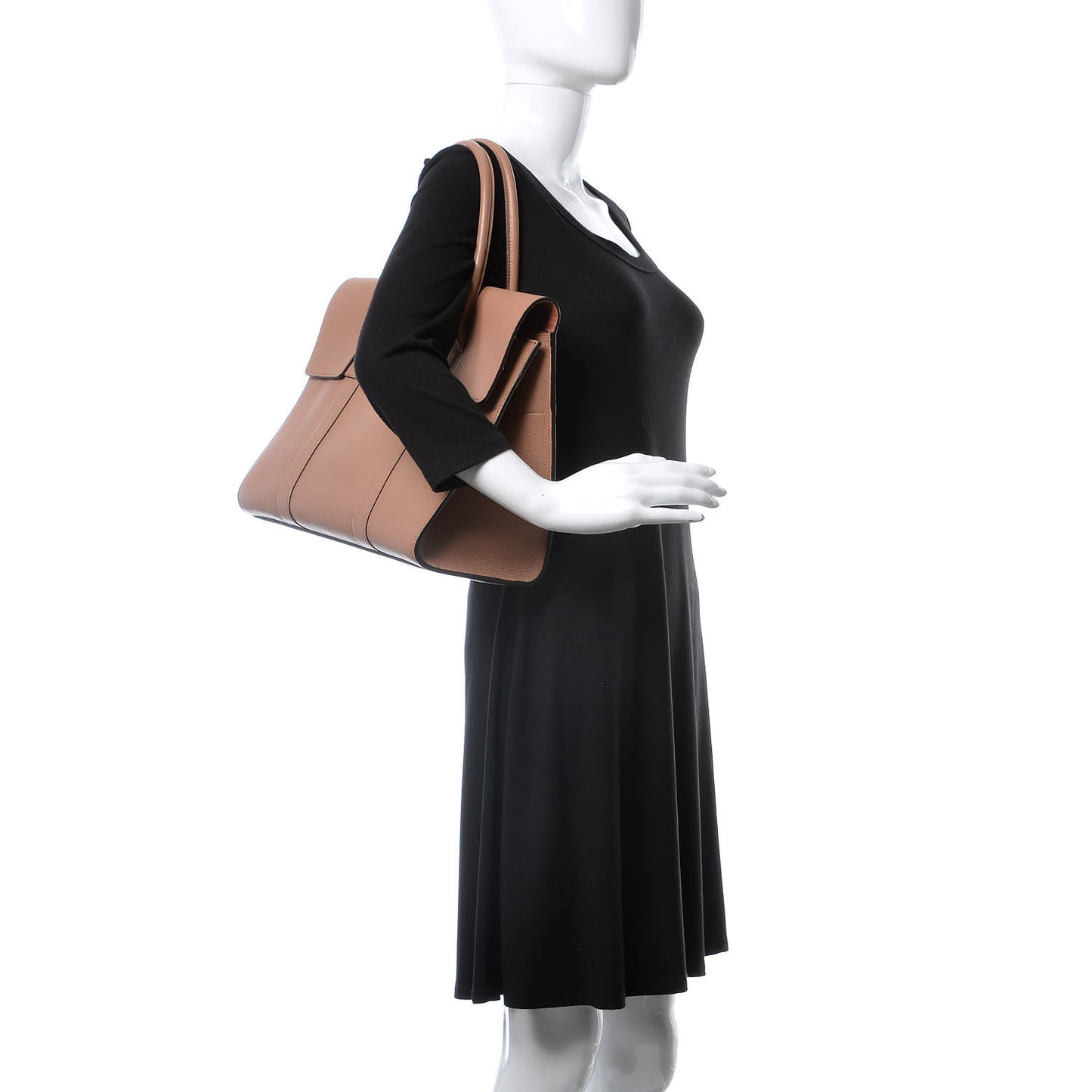 Natural Grain Calfskin New Bayswater Blush