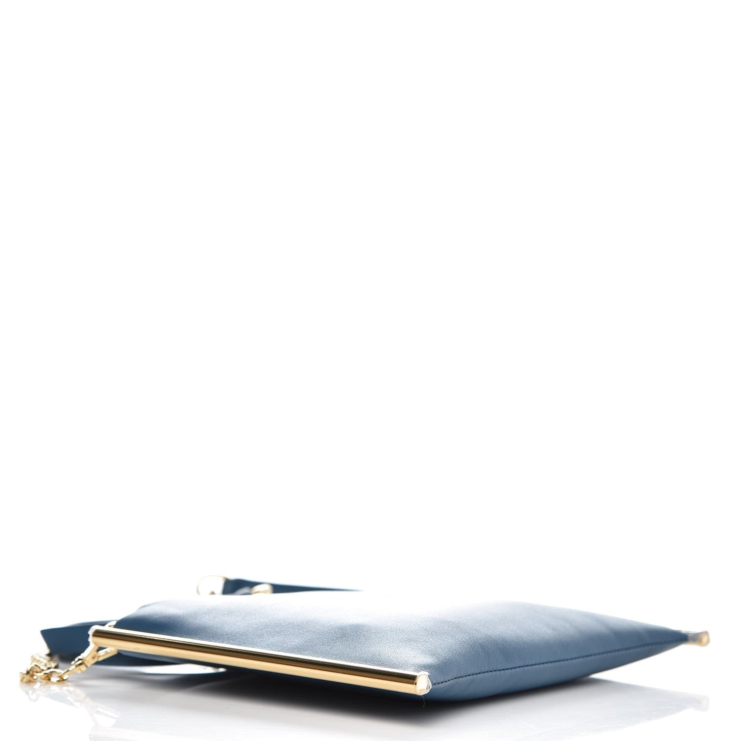 Chloe Calfskin Mini Roy Chain Pouch Vinyl Blue 4 of 7