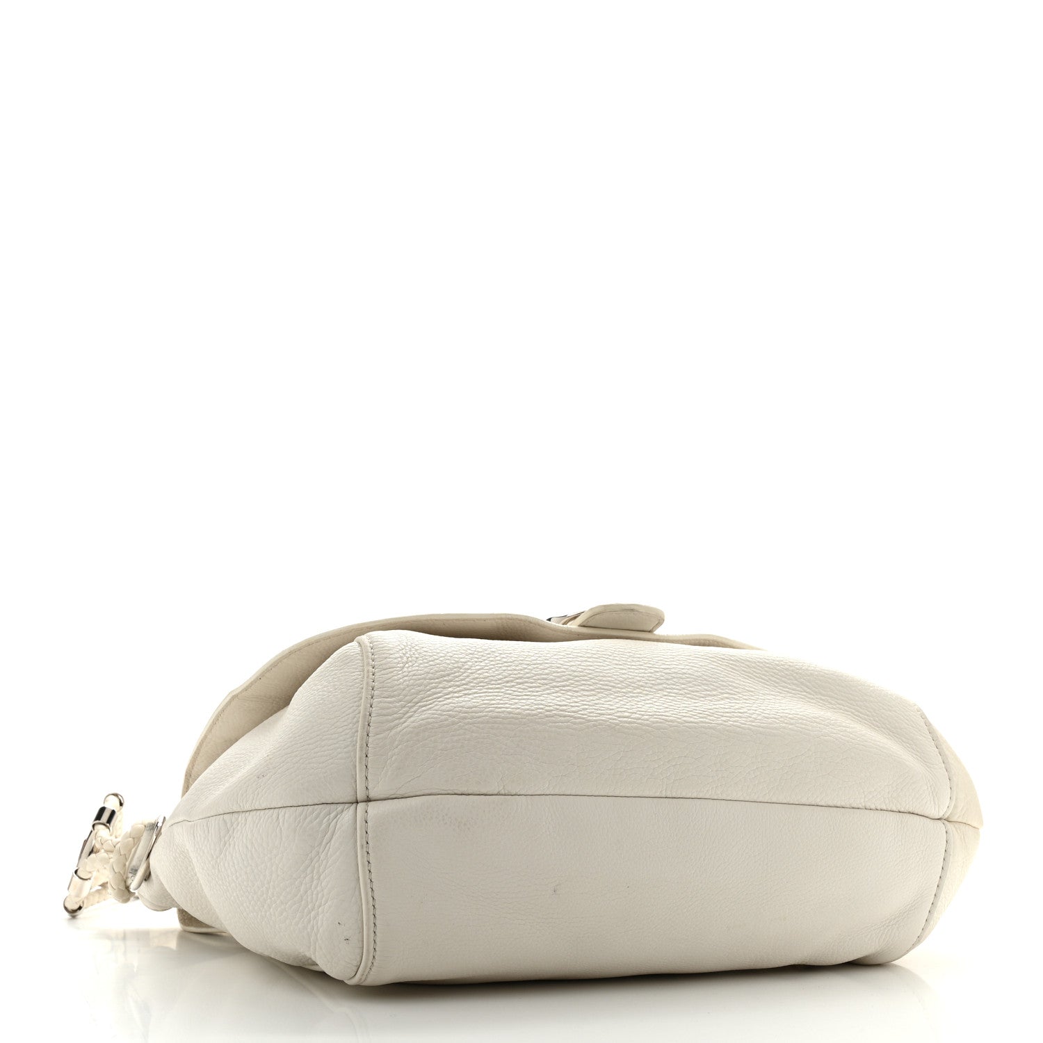 Gucci Calfskin Techno Horsebit Large Flap White 4 of 15