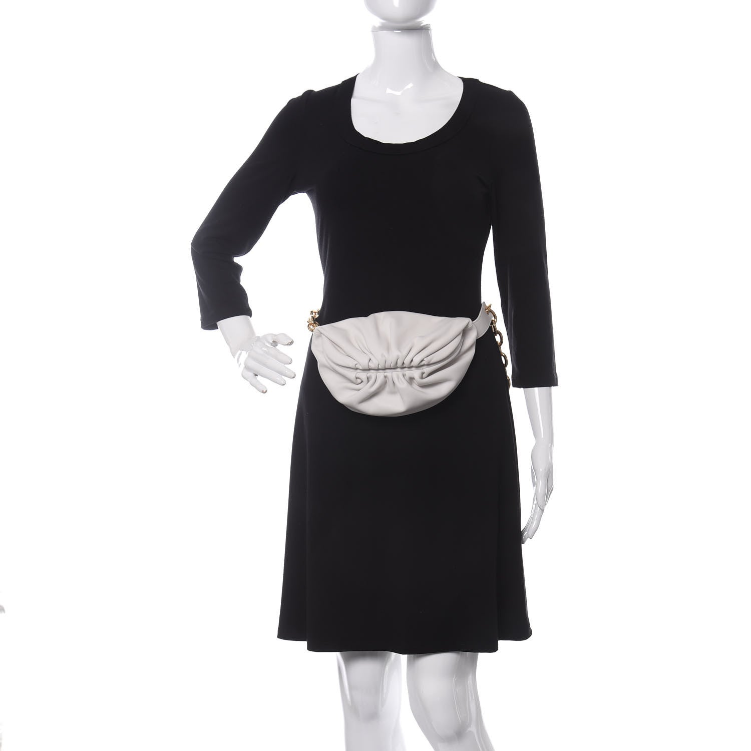Bottega Veneta Nappa The Belt Chain Pouch Chalk 2 of 9