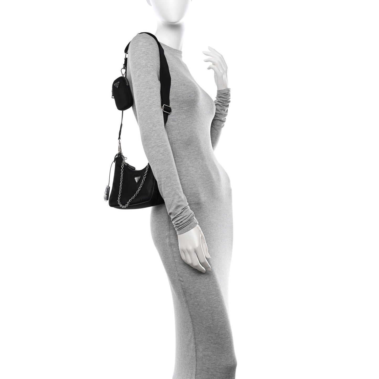 Nylon Re-Edition 2005 Shoulder Bag Black