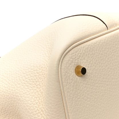 Hermes Taurillon Clemence Picotin Lock 22 MM Nata 10 of 12