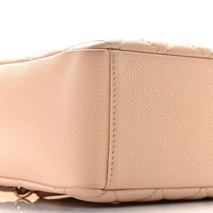 Chanel Caviar Quilted Petit Shopping Tote PST Light Beige 9 of 10