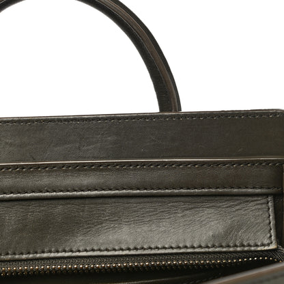 Celine Nubuck Smooth Calfskin Nano Tri-Color Luggage Chartreuse 10 of 20