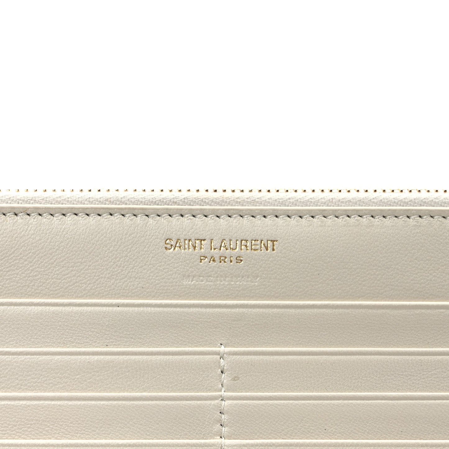 Smooth Shiny Calfskin Monogram Uptown Wallet Crema Soft