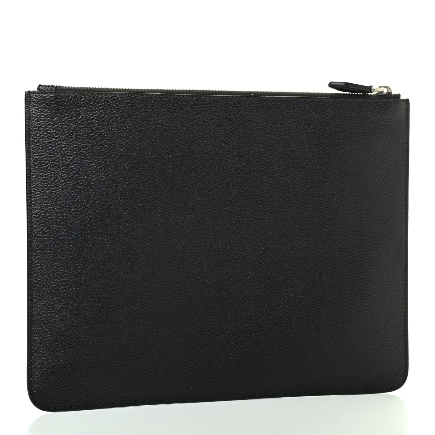 Coated Canvas Monkey Brother Print Large Zip Pouch Black