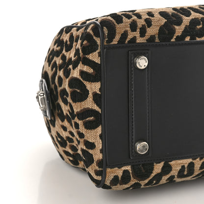 Louis Vuitton Jacquard Velvet Leopard Print Stephen Sprouse Speedy 7 of 9