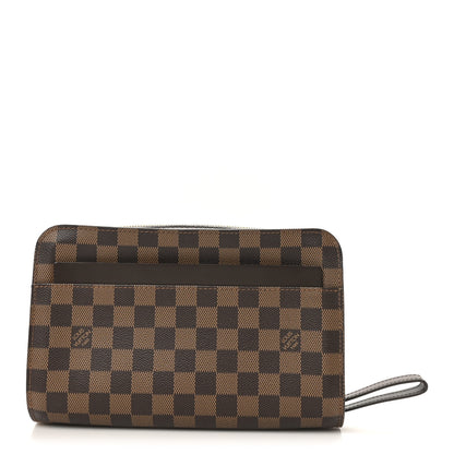 Louis Vuitton Damier Ebene Pochette Saint Louis Clutch 1 of 7