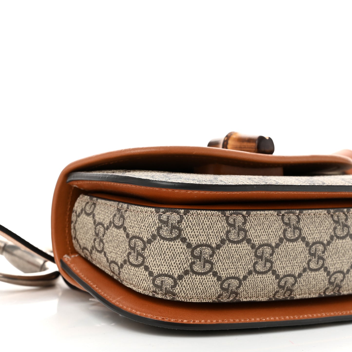 GG Supreme Monogram Web Bamboo Mini 1947 Belt Bag 85 34 Beige