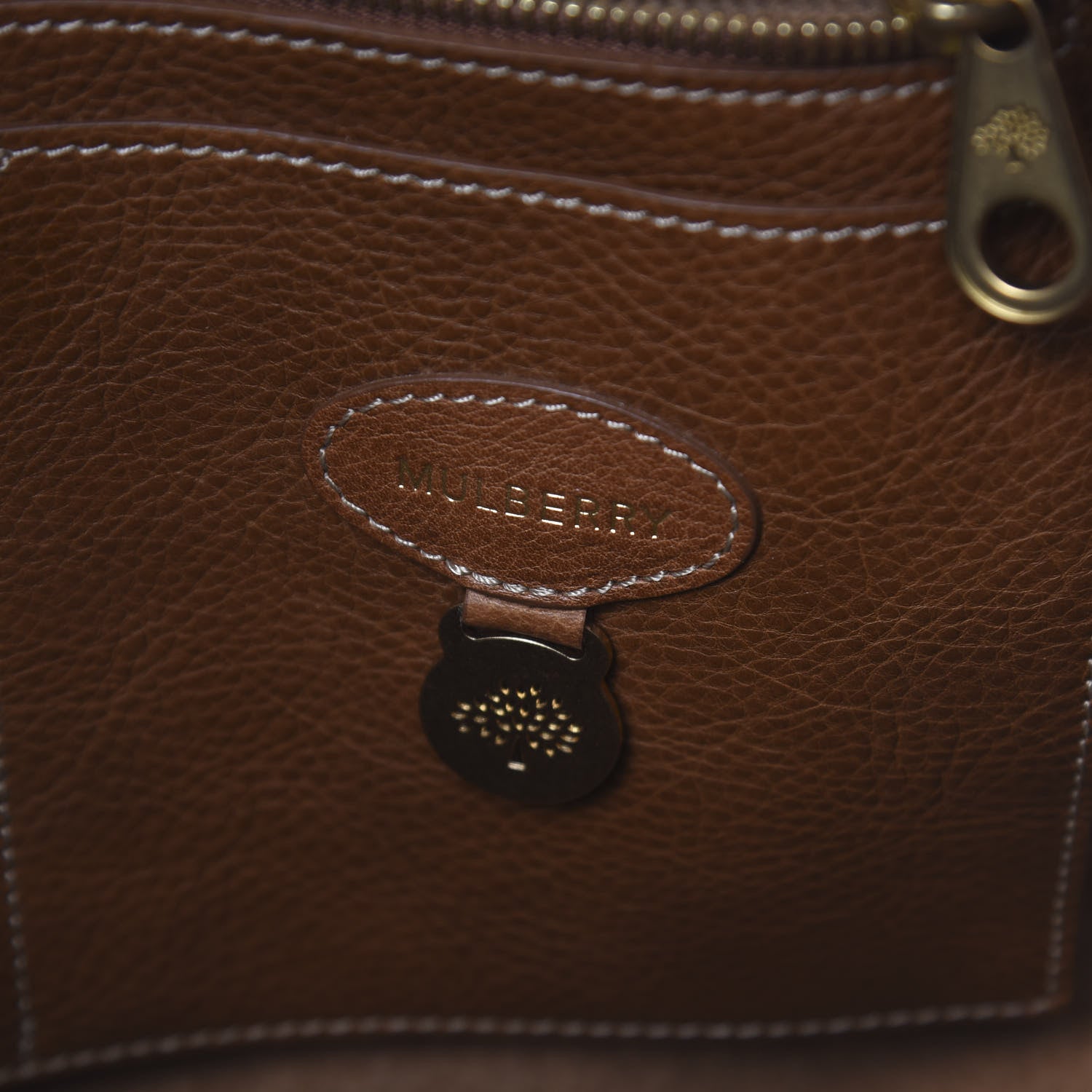 Mulberry Natural Leather Bayswater Oak 6 of 11
