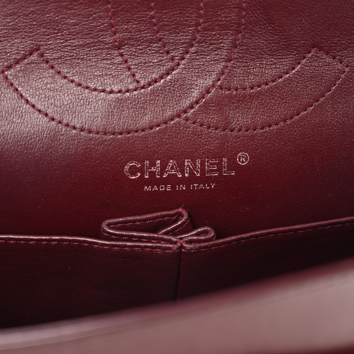 Chanel Patent Quilted 2.55 Reissue 226 Flap Burgundy 6 of 11