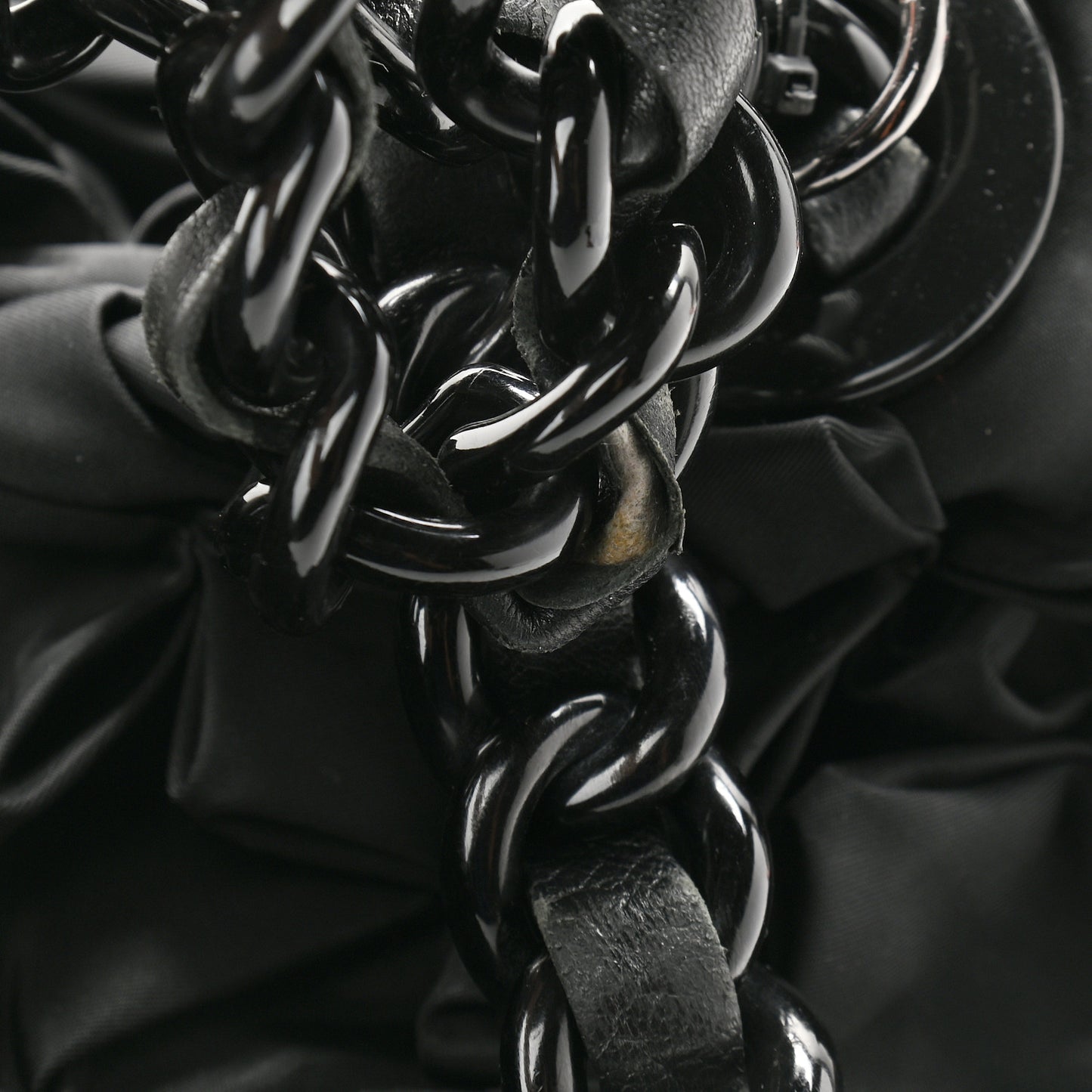 Tessuto Nylon Origami Pleated Tote Black