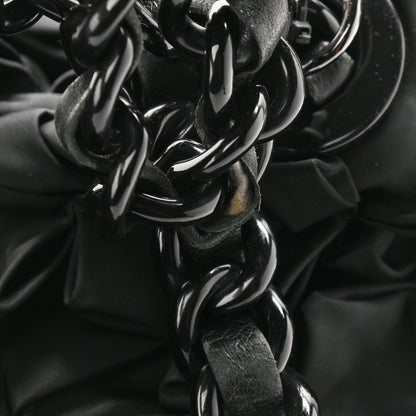 Prada Tessuto Nylon Origami Pleated Tote Black 13 of 14