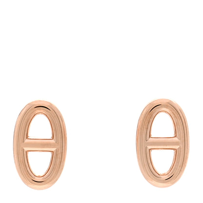 Hermes 18K Rose Gold TPM Farandole Stud Earrings 1 of 5
