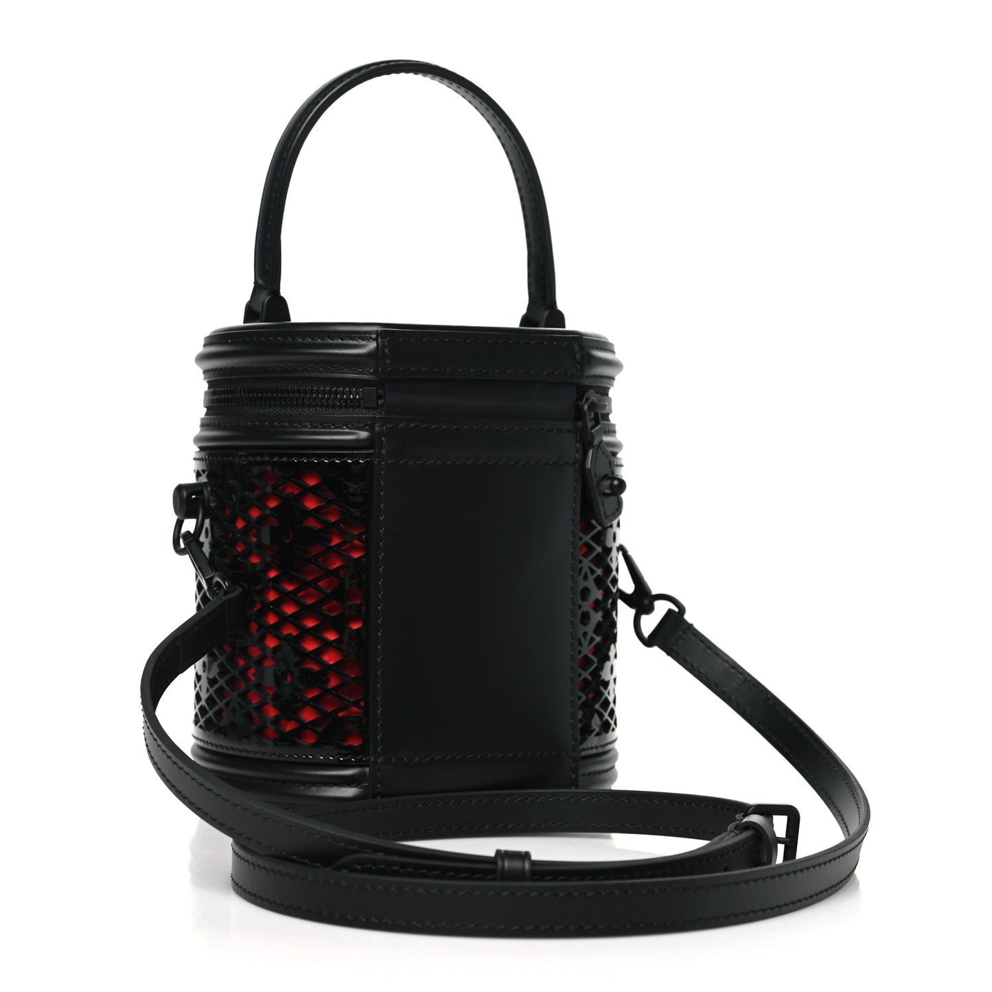 Patent Calfskin Monogram Cannes Black