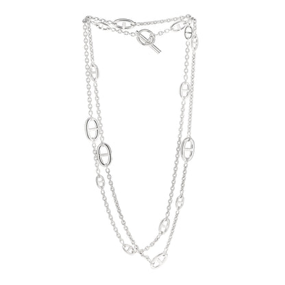 Hermes Sterling Silver Farandole Necklace 120 3 of 5