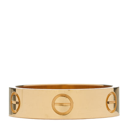 Cartier 18K Yellow Gold 5.5mm LOVE Ring 58 8.5 1 of 5