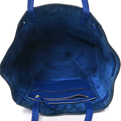 Celine Soft Grained Calfskin Small Belt Cabas Phantom Dark Blue 4 of 11
