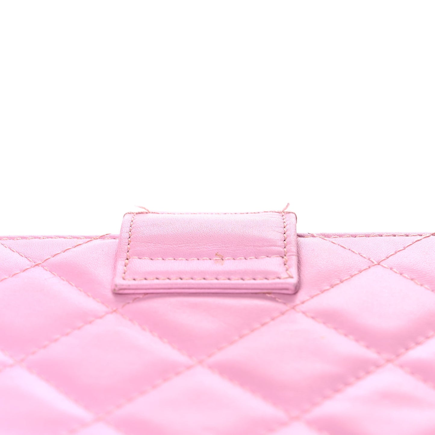 Calfskin Quilted Small Cambon Agenda Planner Pink