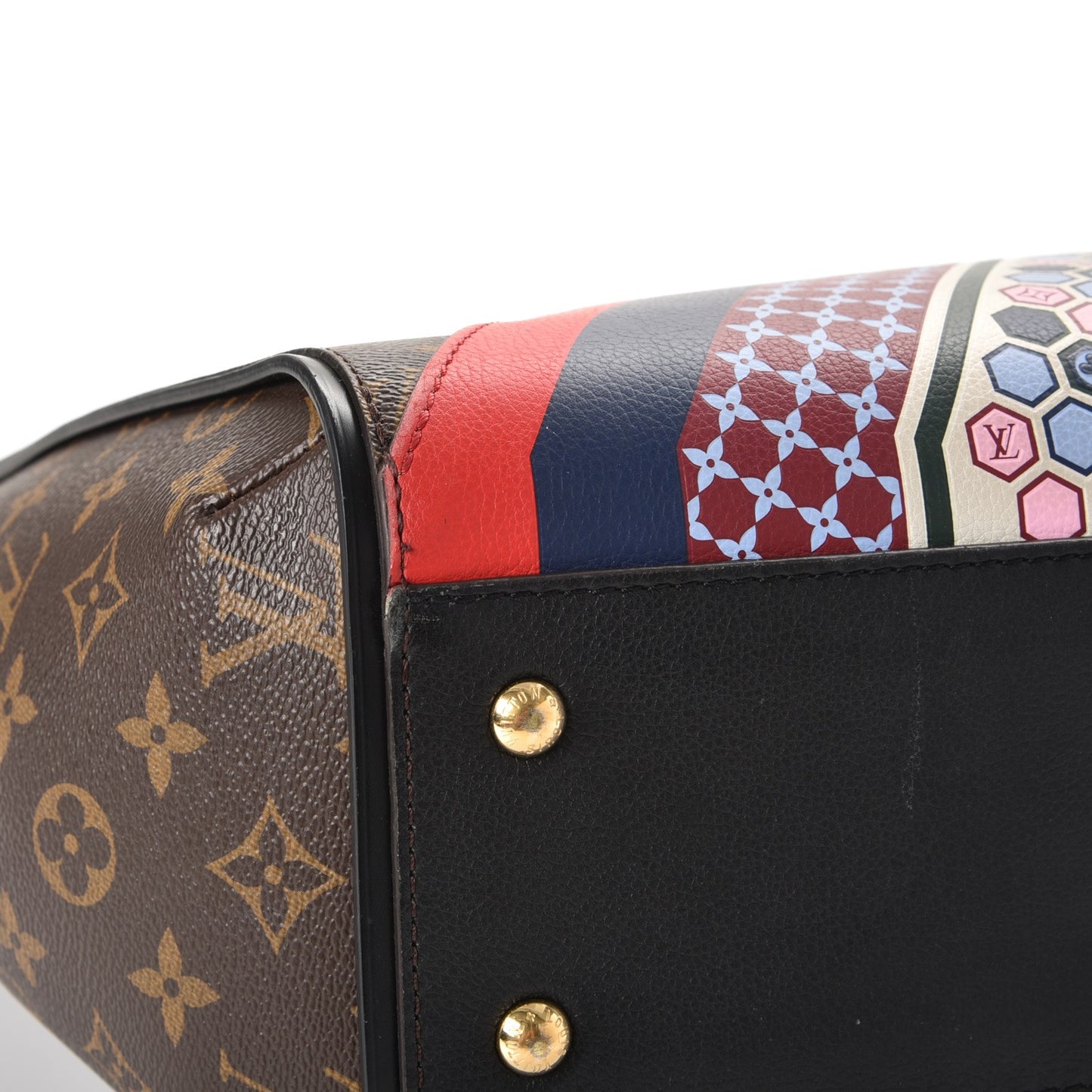 Calfskin Monogram Kimono Tote MM Rose