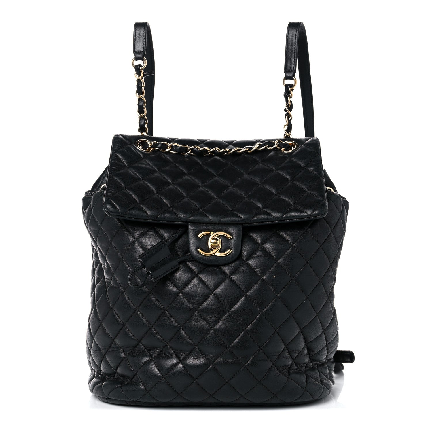 Chanel Lambskin Quilted Large Urban Spirit Backpack Black 1 of 21