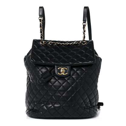 Chanel Lambskin Quilted Large Urban Spirit Backpack Black 1 of 21