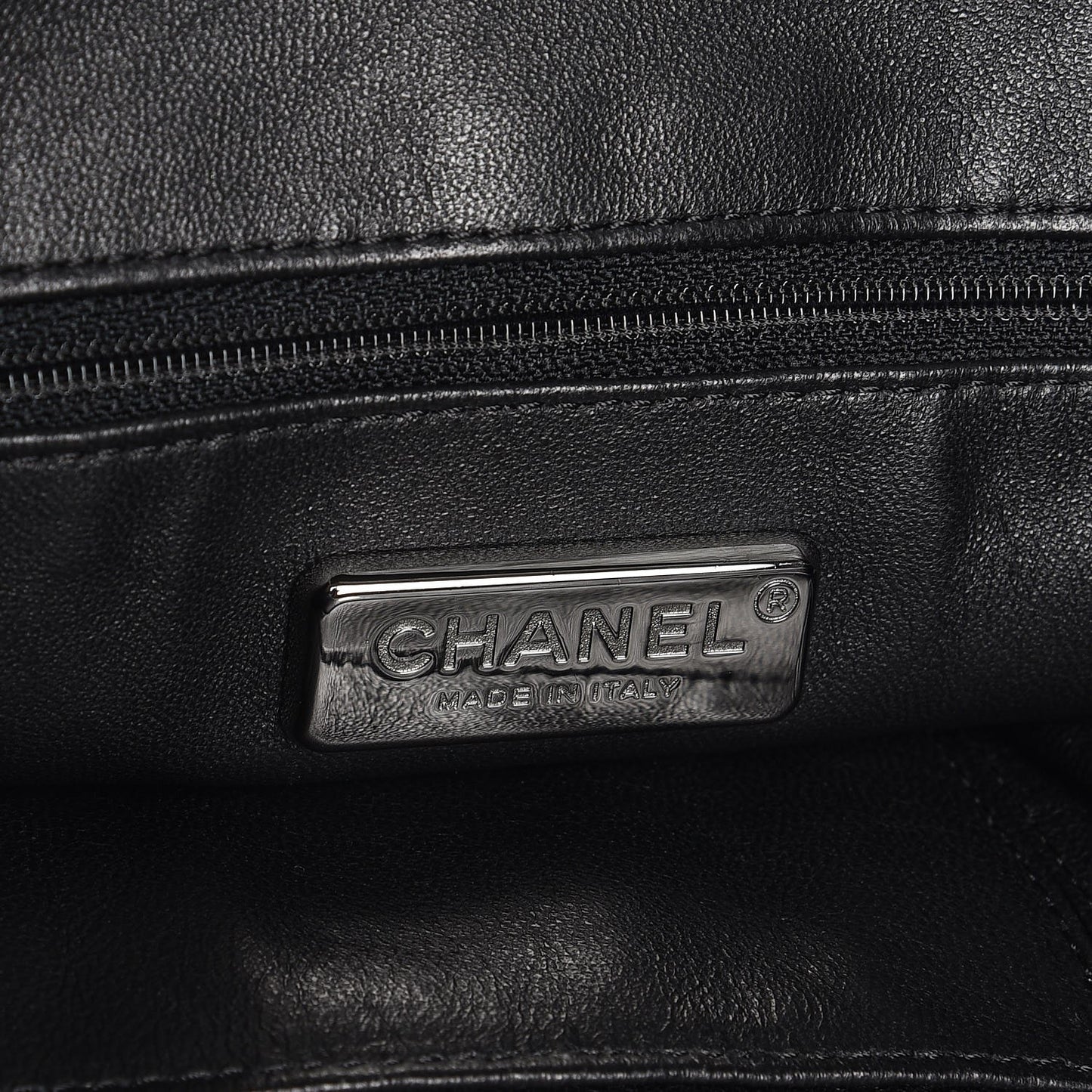 Deerskin Luxe Ligne Tote Black