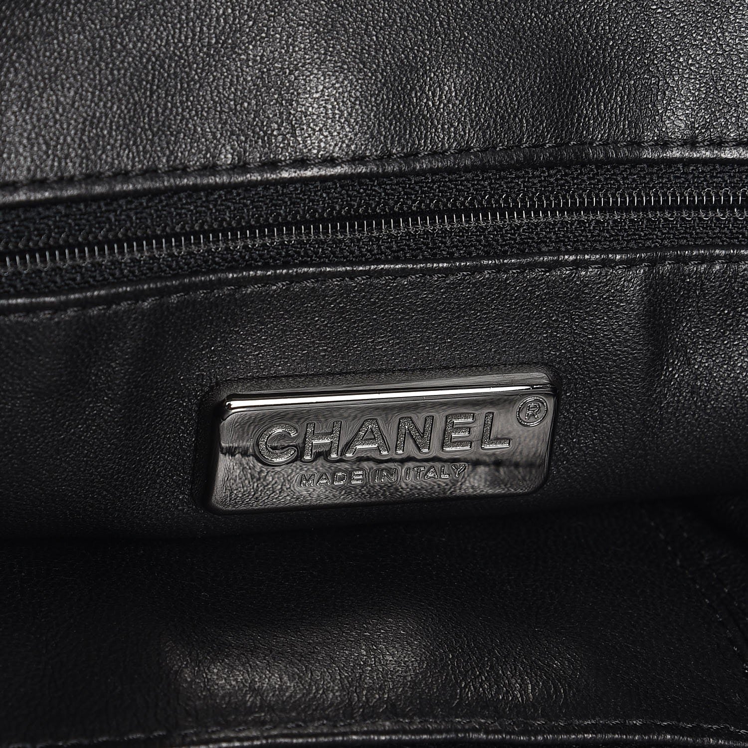 Chanel Deerskin Luxe Ligne Tote Black 6 of 7