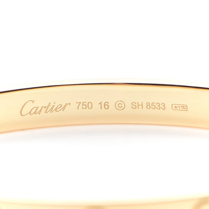 Cartier 18K Yellow Gold LOVE Bracelet 16 5 of 6