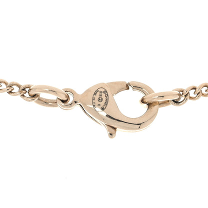 Chanel Lambskin Baguette Crystal CC Necklace Gold Pink 5 of 5