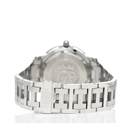 Hermes Stainless Steel 38mm Clipper Quartz Watch 4 of 7