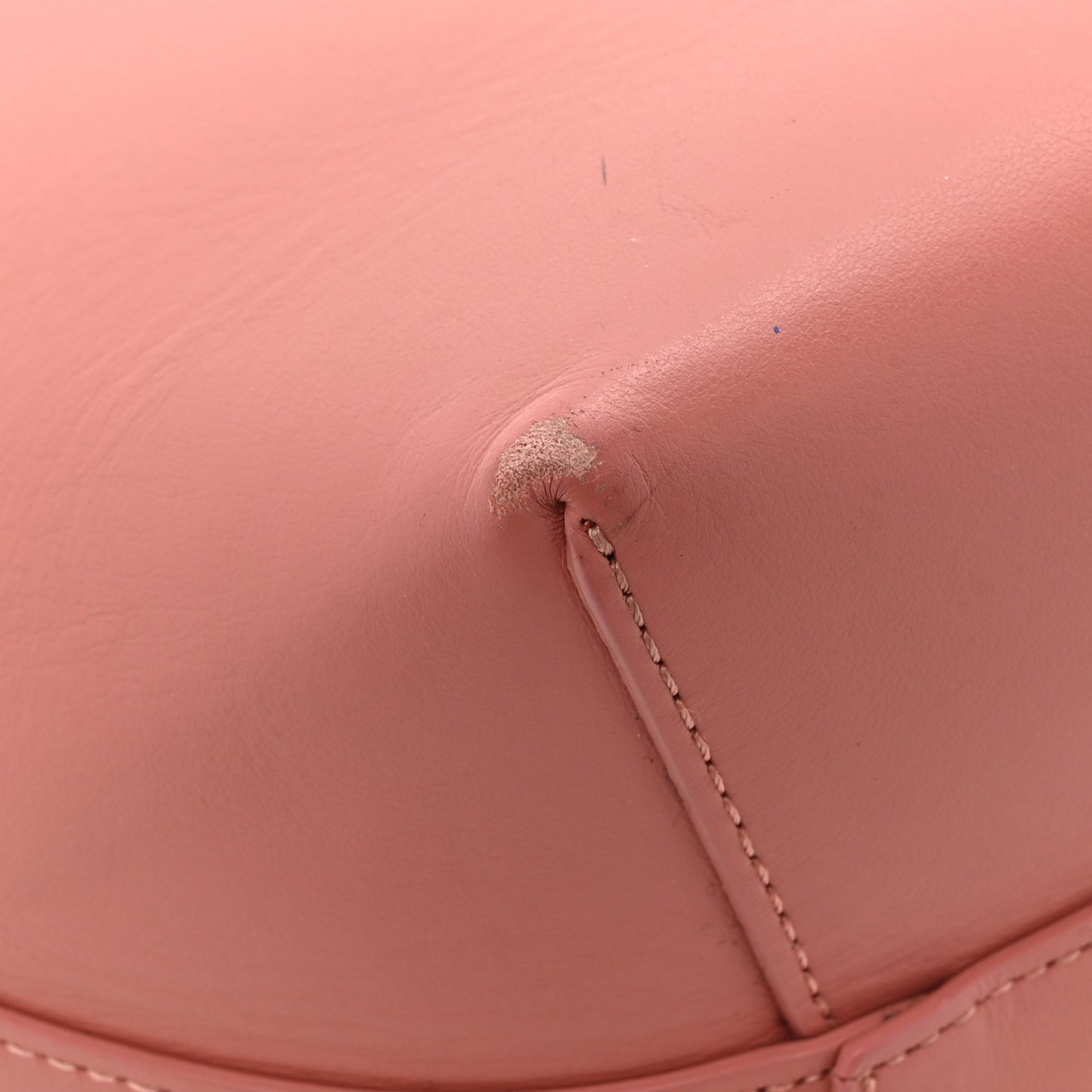 Calfskin Mini Bucket Bag Blush