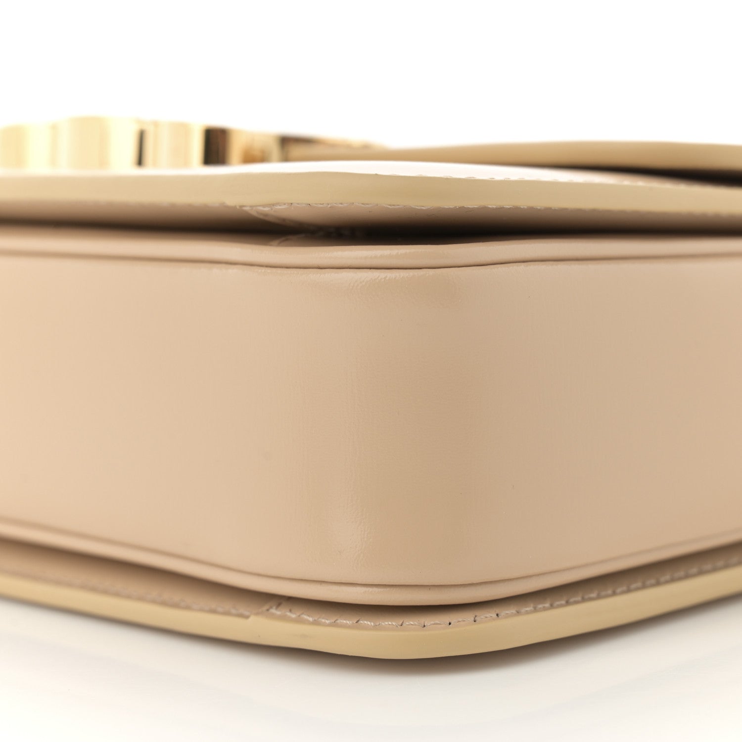 Celine Shiny Calfskin Teen Triomphe Nude 10 of 11