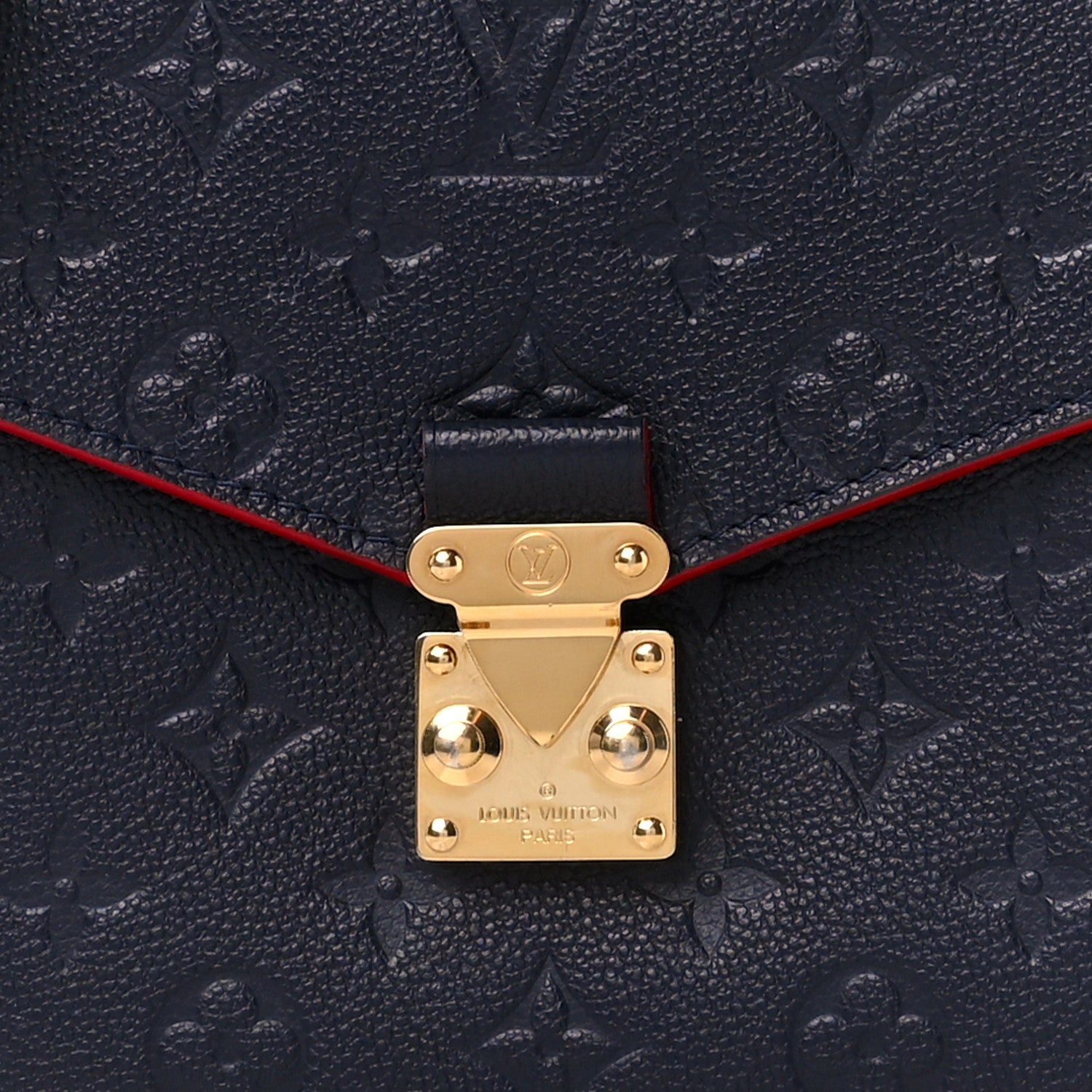 Louis Vuitton Empreinte Pochette Metis Marine Rouge 8 of 11