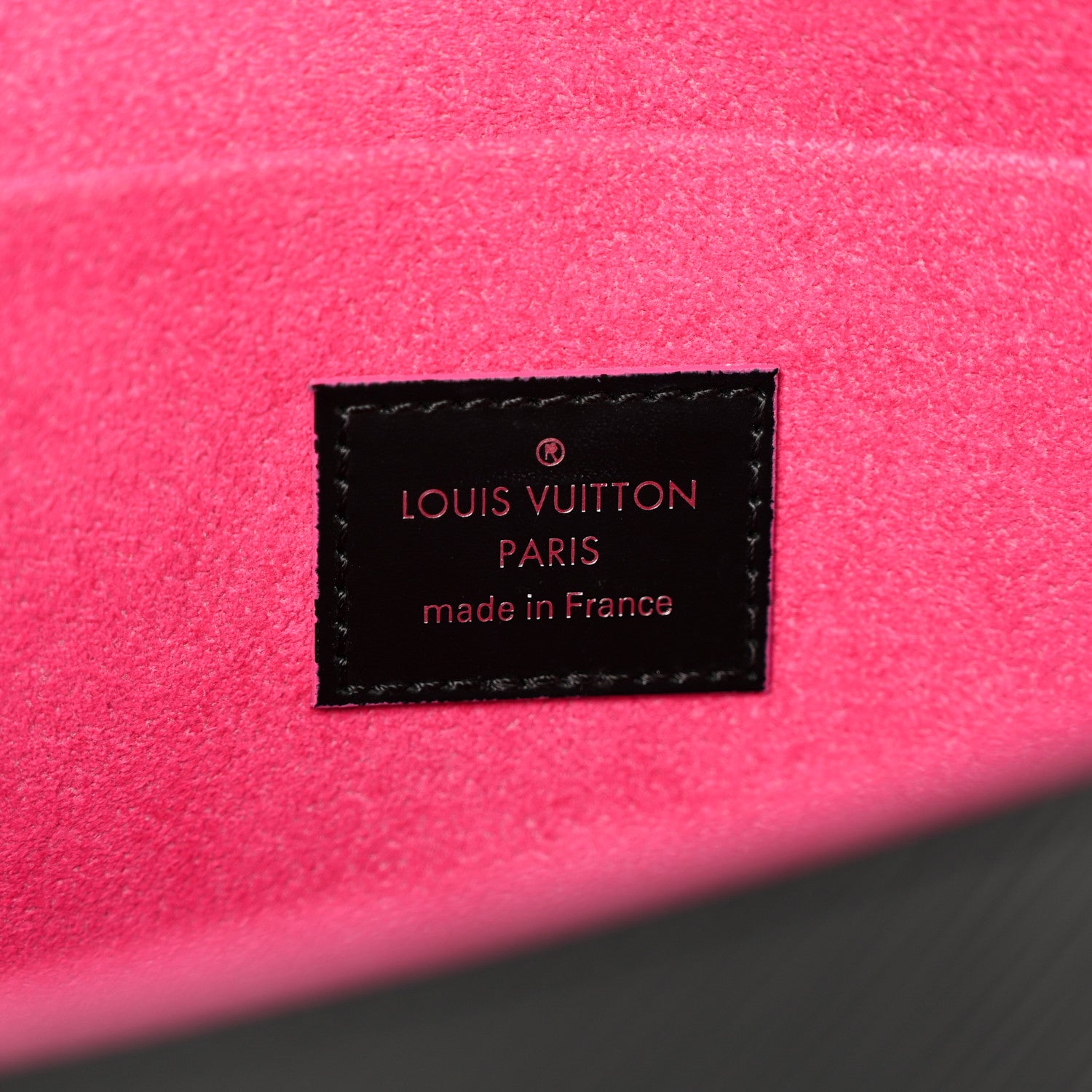 Louis Vuitton Epi Pochette Felicie Black Hot Pink 7 of 14