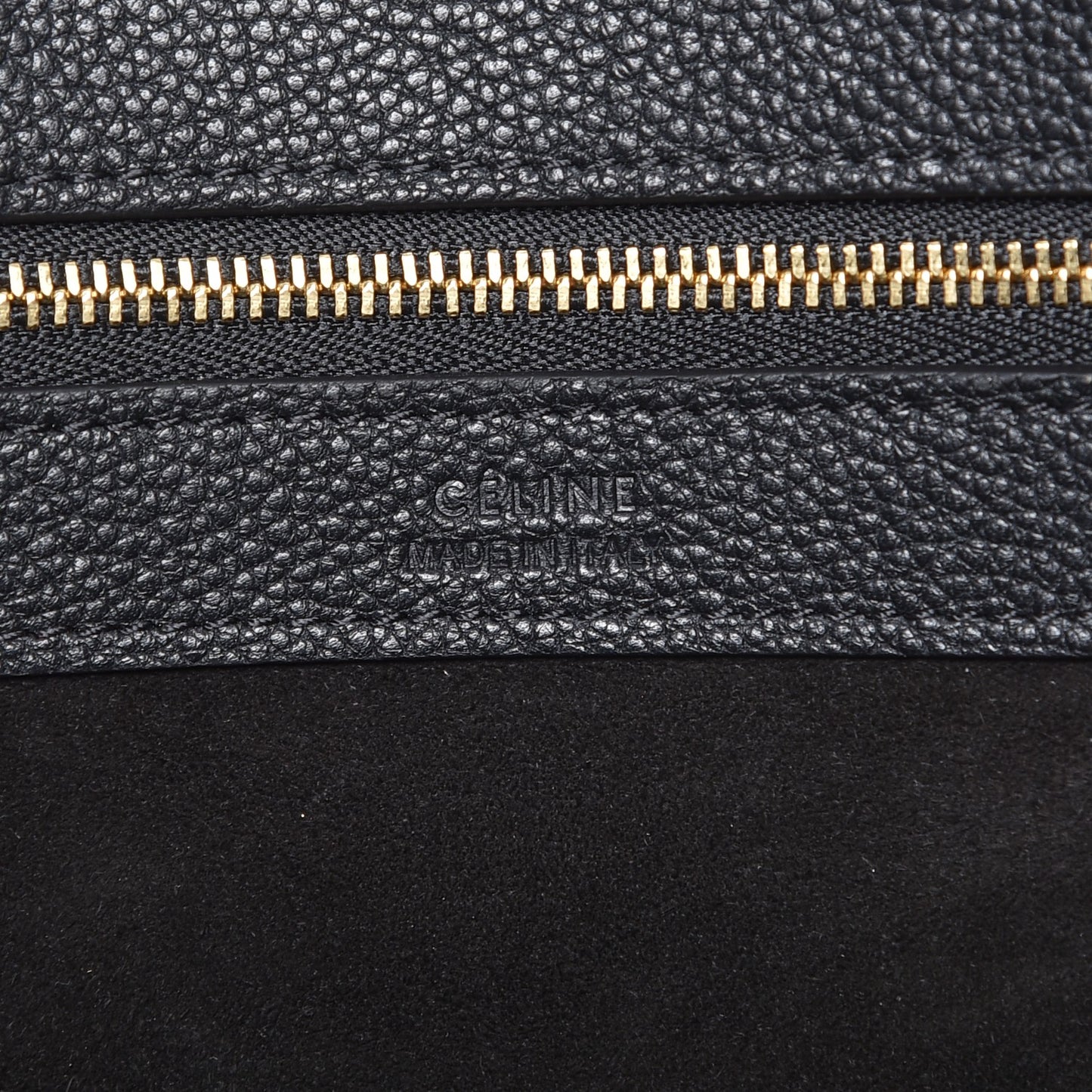 Soft Grained Calfskin Small Belt Cabas Phantom Black