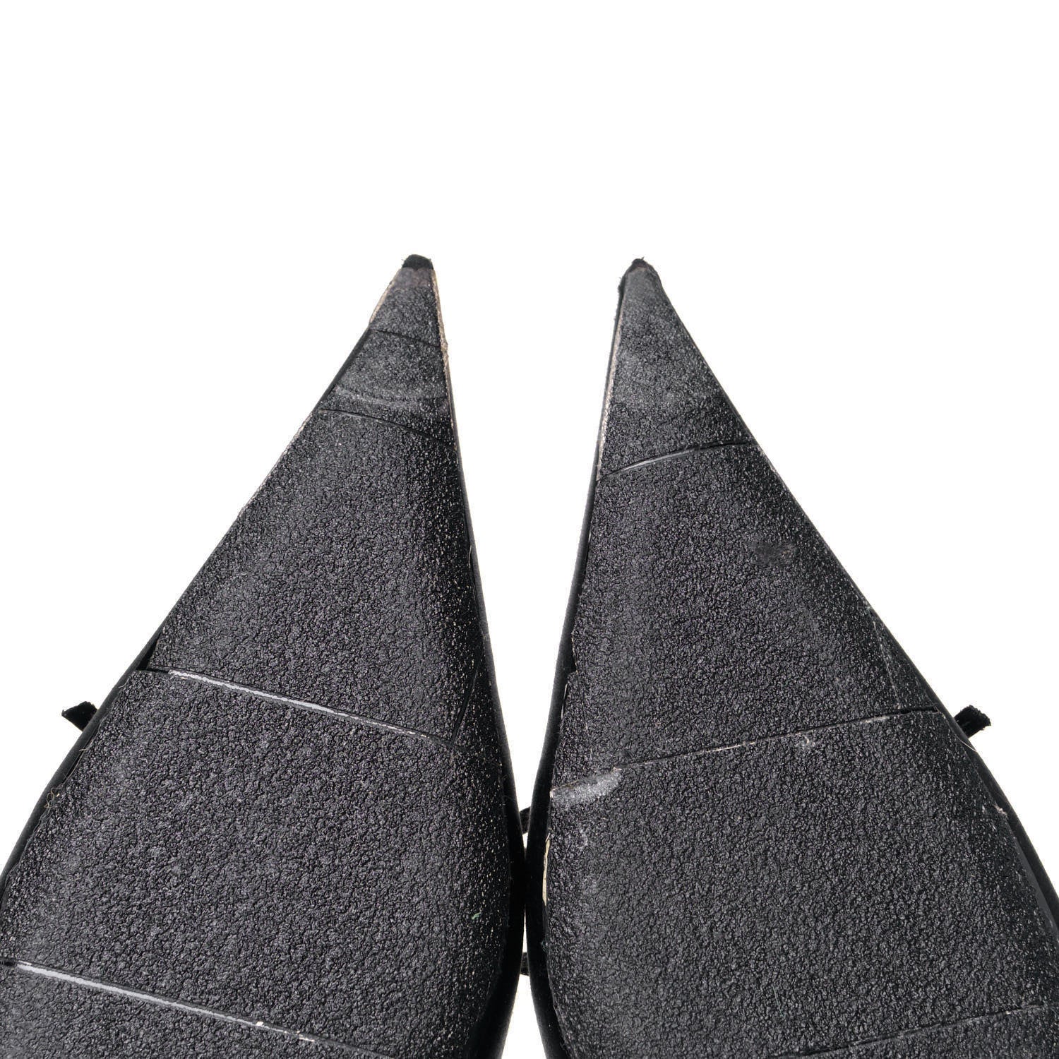 Balenciaga Satin Pointed Toe Knife Mules 39 Black 5 of 6