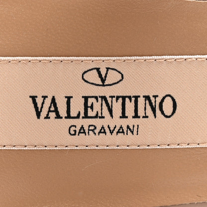Valentino Garavani Calfskin Rockstud 60mm City Sandals 36.5 Poudre 7 of 11