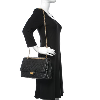 Chanel Aged Calfskin Quilted 2.55 Reissue 227 Flap Black 2 of 10