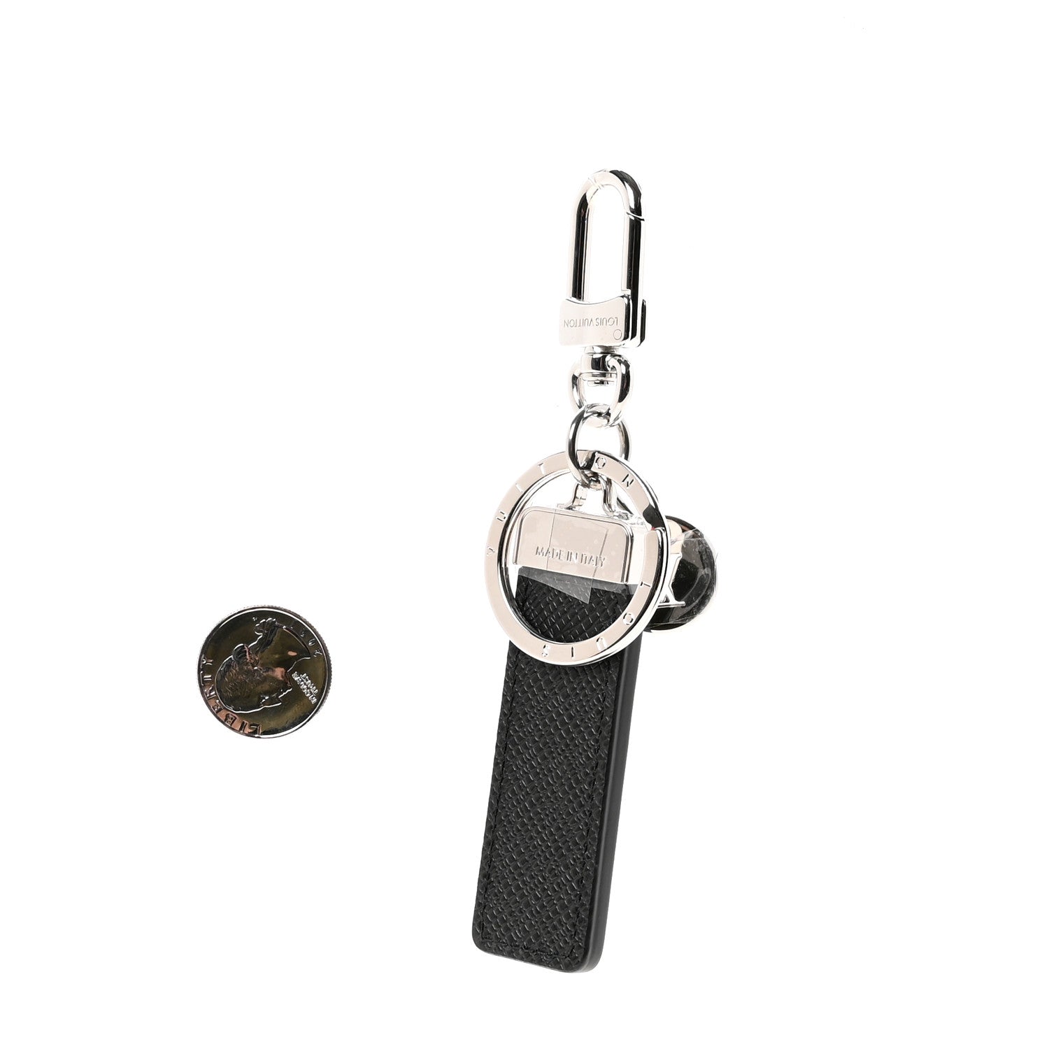 Louis Vuitton Monogram Eclipse Neo LV Club Bag Charm Key Holder Black 2 of 4