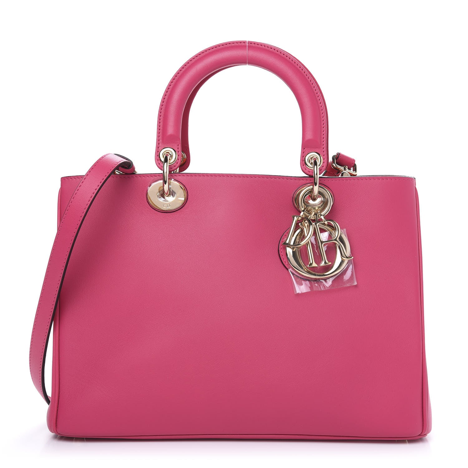 Christian Dior Calfskin Medium Diorissimo Bag Fuchsia 1 of 11