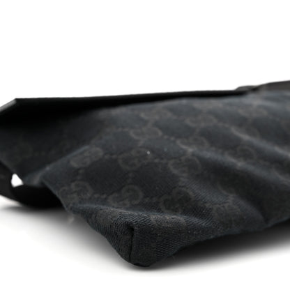 Gucci GG Monogram Web Double Pocket Belt Bag Black 11 of 12
