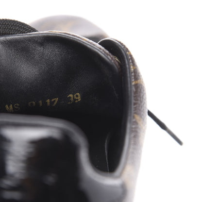 Louis Vuitton Patent Monogram Frontrow Sneakers 39 7 of 12