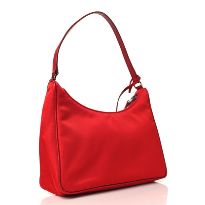 Prada Re-Nylon Saffiano Mini Re-Edition 2005 Bag Rosso 3 of 9